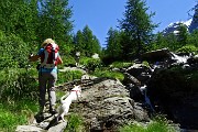 Al Rif. Ponti (2559 m), il rifugio del Disgrazia, dalla Valle di Preda Rossa il 23 giugno 2015 - FOTOGALLERY